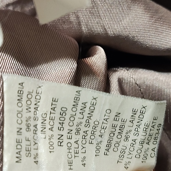 Lauren Ralph Lauren vintage women's gray green label 96%wool 4%lycra spandex - Picture 17 of 17